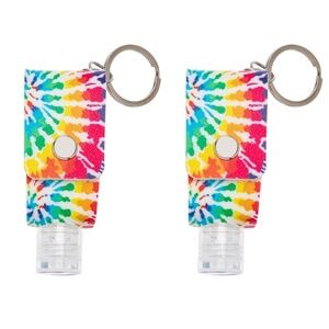 Hand Sanitizer Key Chain With Empty 30 ml Bottle - set of 2